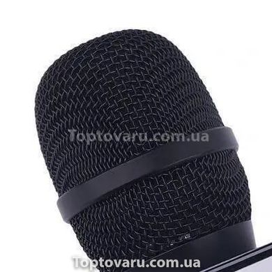 Портативний бездротовий мікрофон караоке q7 чорний + чохол 11828 фото