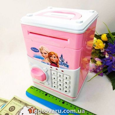 Дитячий сейф-скарбничка Cartoon Bank з кодовим замком Frozen NEW фото