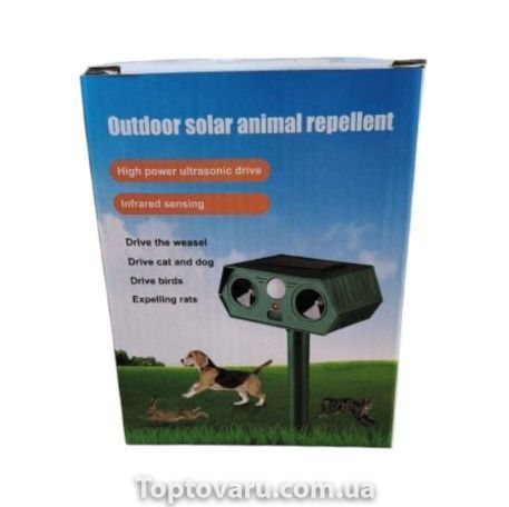 Відлякувач тварин/гризунів/птахів Outdoor Solar Animal Repeller 20363 фото