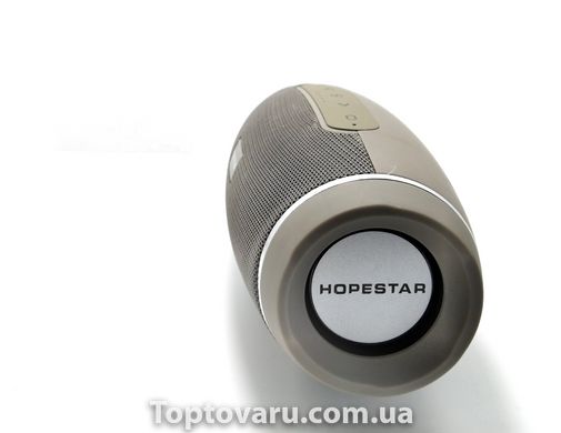 Портативна Bluetooth колонка Hopestar H27 з вологозахистом Сіра 1170 фото