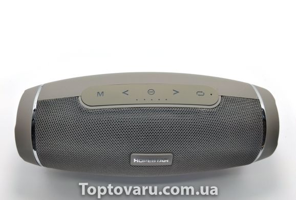 Портативная Bluetooth колонка Hopestar H27 с влагозащитой Серая 1170 фото