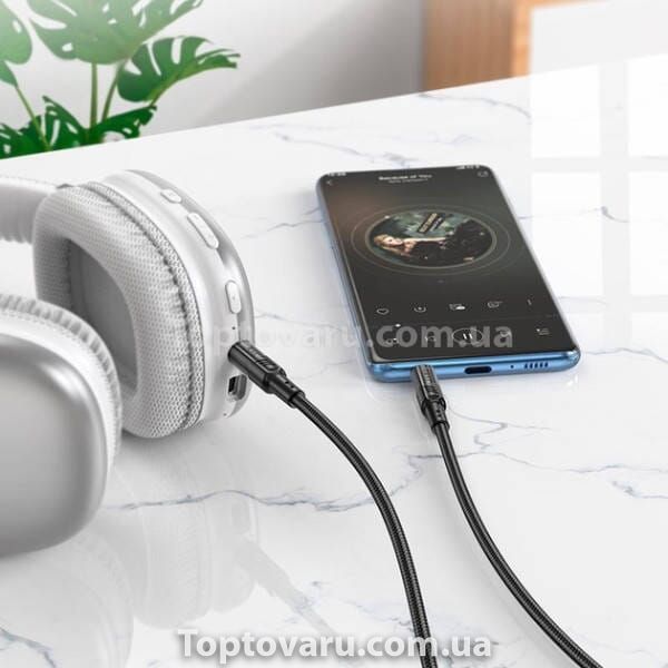 Кабель Hoco UPA27 AUX audio cable Чорний 21080 фото