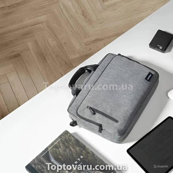 Сумка Tomtoc Navigator-A43 Laptop Briefcase Gray 15.6 Inch (A43E1G3) 23846 фото