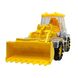 Іграшка Трактор із прозорим корпусом із підсвічуванням та звуком Truck Rotating Gear Жовтий 15319 фото 2