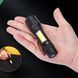 Ручний світлодіодний туристичний LED ліхтар із бічним світлом Charging Flashlight Чорний 24708 фото 1