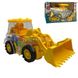Іграшка Трактор із прозорим корпусом із підсвічуванням та звуком Truck Rotating Gear Жовтий 15319 фото 3