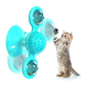 Іграшка для кота інтелектуальна Спиннер Бірюзовий 7181 фото 1