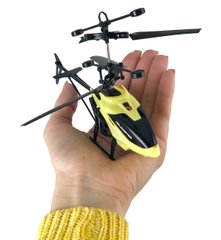 Летающий usb вертолет c сенсорным управлением рукой Induction Flight Желтый 1692 фото