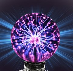 Плазмовий куля з блискавками діаметр 15 см 3211 фото