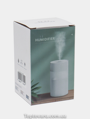 Зволожувач повітря круглий H2O Humidifier білий 587 фото