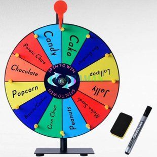 Игровое колесо Пиши-стирай Lottery Wheel 30см MA782 Разноцветное 32167 фото