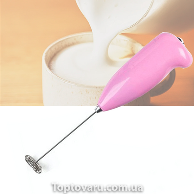 Миксер для молока латте-мейкер Розовый 8930 фото