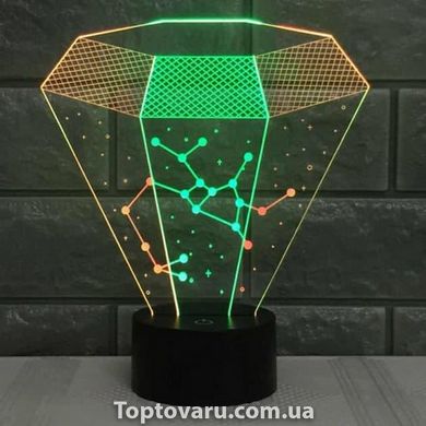 Настільний 3D світильник Алмаз 3070 фото