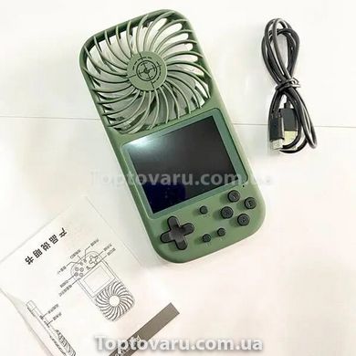 Ігрова консоль з вентилятором JD-05 500 ігор HS-224 Зелена 9977 фото