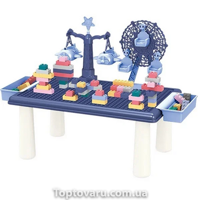 Детский игровой столик для конструктора RUNRUN Block World 4145 фото