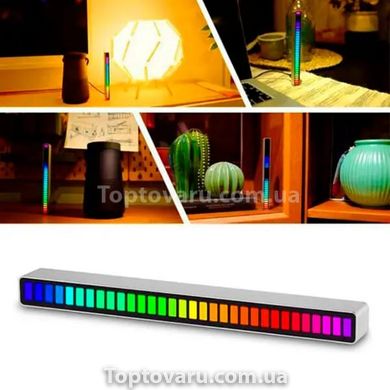 Музичний світильник RGB D08 USB лампа 9406 фото