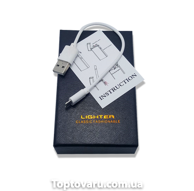 Запальничка USB Lighter Classic Fashionable Червона (ART-0188) 2832 фото