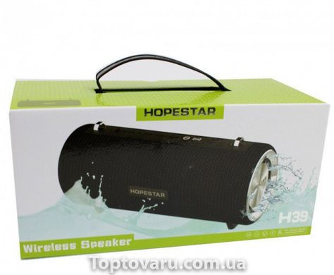 Портативная Bluetooth колонка Hopestar H39 с влагозащитой Черная 1173 фото