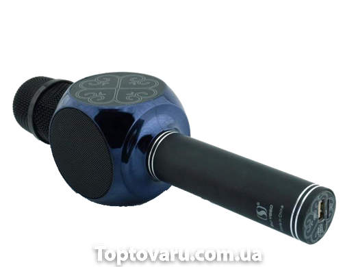 Беспроводной Bluetooth микрофон для караоке YS-63 Синий 2218 фото