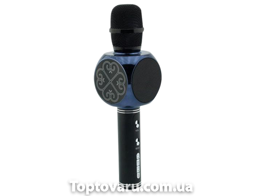 Бездротовий Bluetooth мікрофон для караоке YS-63 Синій 2218 фото