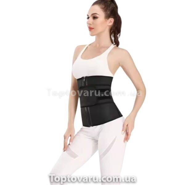 Потяг для схуднення, що стягує Waist training corset Чорний XL 22549 фото