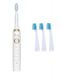 Електрична зубна щітка Shuke з 4-ма насадками Біла 4560 фото 1