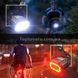 Велокомплект аккумуляторный фонарь + STOP ZH-078-2LED Черный 23589 фото 2