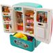 Іграшка Холодильник 20см із підсвічуванням та звуком на батарейках Refrigerator Блакитний 17727 фото 1