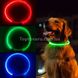 Универсальный светящийся ошейник для собак Trox TR-50 Зеленый 11559 фото 2
