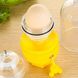 Шейкер для яєць механічний міксер для змішування білка та жовтка, скремблер Egg Yolk Жовтий 18670 фото 3