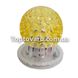 Лампа куля на підставці з обертовими кулею RGB RD 5024 Жовта 2159 фото 2