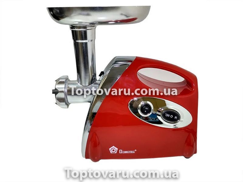 М'ясорубка з соковижималкою Domotec MS-2019 2800W Червона 7140 фото