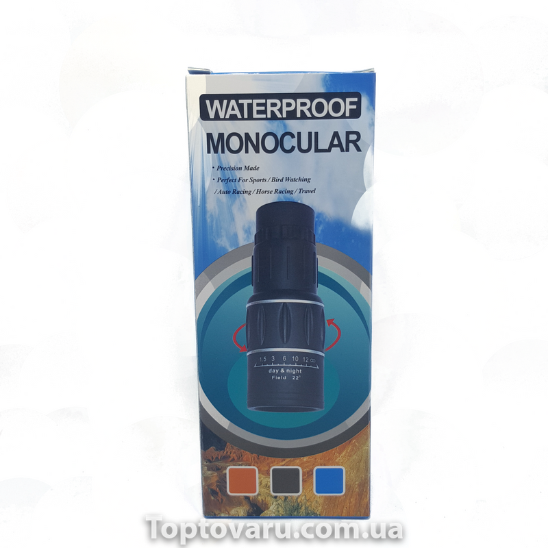 Монокуляр Panda 16х52 Waterproof Monocular Black 741 фото