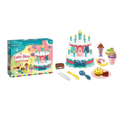Набор теста для лепки 6 цветов с формочками Торт двухъярусный Cake Store 15390 фото