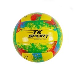 М'яч волейбольний TK Sport З 40215 Жовтий із зеленим 19303 фото