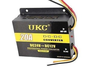 Преобразователь инвертор UKC DC/DC 24V-12V 20A 240Вт 6134 фото