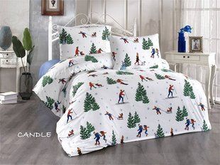 Постельное белье Belizza Candle Фланель Хлопок Полуторный размер 17355 фото
