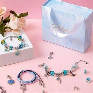 Набір для створення браслетів PANDORA THE BEST DLS 1103 Блакитний 22732 фото