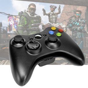 Беспроводной геймпад XBOX 360 Wireless Controller Чёрный (Без коробки) 3629 фото