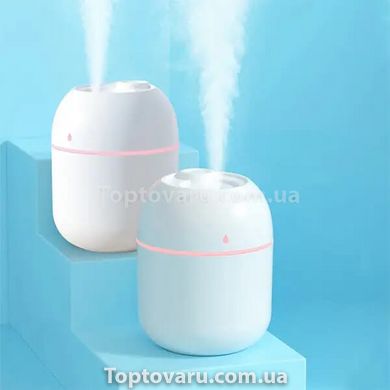 Зволожувач повітря круглий H2O Humidifier рожевий 588 фото