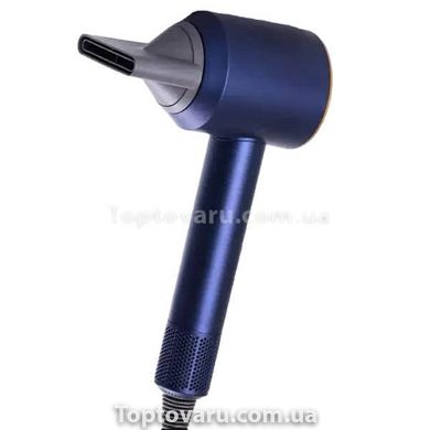 Фен-стайлер для волосся 5 насадок 5в1 1600Вт Super Hair Dryer Fan Синій 18569 фото