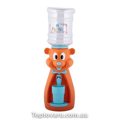 Детский Кулер для воды Мишка Оранжевый 5551 фото