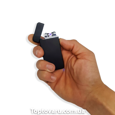 Зажигалка USB Lighter Classic Fashionable Черная матовая (ART-0188) 1124 фото