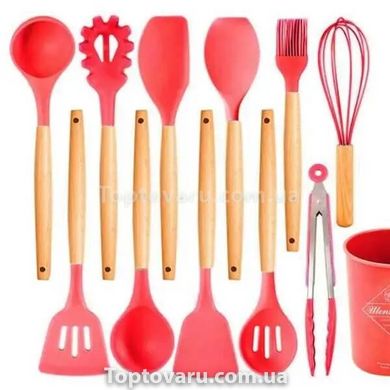 Набор кухонных принадлежностей 12 предметов Kitchen Set Красный 10709 фото