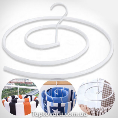 Многофункциональная спиральная вешалка сушилка Chrishuang для белья 7183 фото