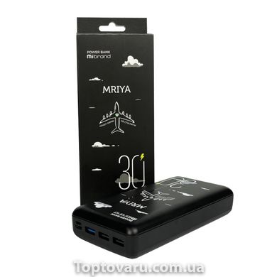 Зовнішній акумулятор Mibrand Mriya 30000mAh 20W Black MI30K/Mriya-00001 фото