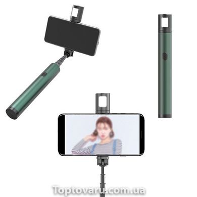 Селфи палка - монопод для телефона с пультом Bluetooth Remax Life RL-EP01 Зеленый 2483 фото