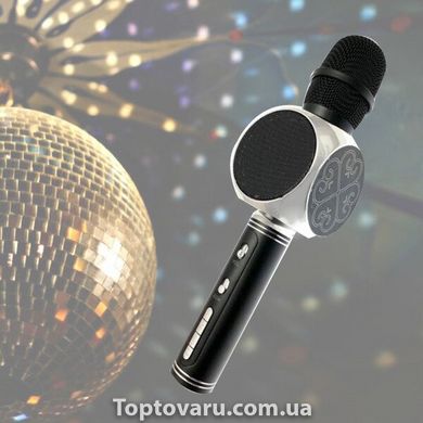 Беспроводной Bluetooth микрофон для караоке YS-63 Серый 2219 фото