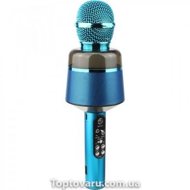 Караоке мікрофон Q008 (Синій) 5291 фото