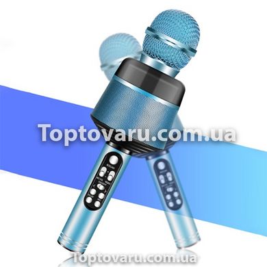 Караоке мікрофон Q008 (Синій) 5291 фото